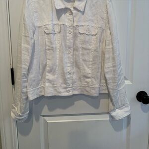 Tommy Bahama White Linen Jacket